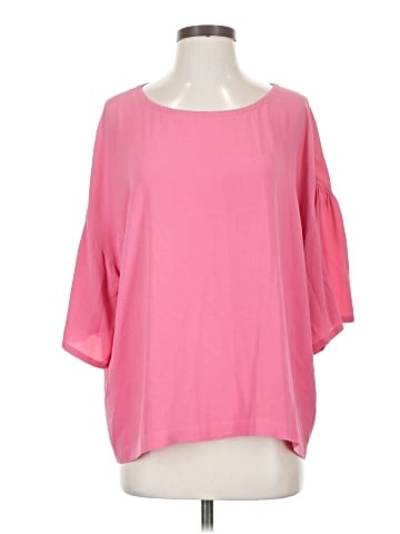 Eileen Fisher 3/4 Sleeve Silk Top (view 1)