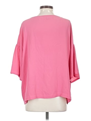 Eileen Fisher 3/4 Sleeve Silk Top (view 2)
