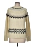 BB Dakota Chevron-herringbone Ivory Pullover Sweater Size M - photo 1
