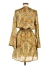 Assorted Brands 100% Polyester Paisley Gold Cocktail Dress Size M - photo 2