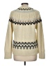 BB Dakota Chevron-herringbone Ivory Pullover Sweater Size M - photo 2