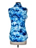 Scales Blue Sleeveless Blouse Size M - photo 2