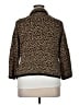 Nine West Animal Print Gold Jacket Size XL - photo 2