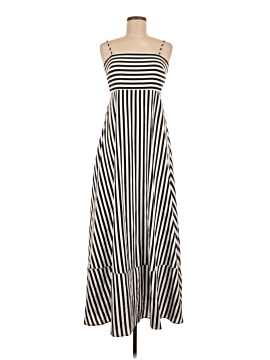 knee length dresses for ladies Black & White Floral Print Maxi Dress - All Dresses main image 1