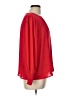 Ann Taylor LOFT Outlet 100% Polyester Red 3/4 Sleeve Blouse Size L (petite) - photo 4