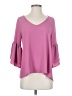 Tyche Pink 3/4 Sleeve Blouse Size S - photo 1
