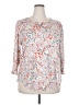 Xieerduo White 3/4 Sleeve Blouse Size XXL - photo 1