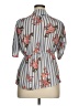 J for Justify 100% Polyester Gray Short Sleeve Blouse Size XL - photo 2