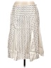 Young Essence 100% Polyester Polka Dots Ivory Casual Skirt Size L - photo 1