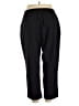 Catherines Solid Black Casual Pants Size 1X (petite) - photo 2