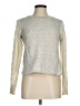 Splendid 100% Cotton Silver Pullover Sweater Size M - photo 1