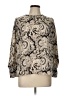 Ann Taylor LOFT Outlet 100% Polyester Paisley Ivory Long Sleeve Blouse Size L (petite) - photo 1