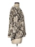 Ann Taylor LOFT Outlet 100% Polyester Paisley Ivory Long Sleeve Blouse Size L (petite) - photo 4