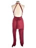 Lulus 100% Rayon Solid Burgundy Jumpsuit Size XL - photo 2