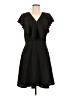 Lark & Ro 100% Polyester Solid Black Cocktail Dress Size M - photo 1