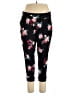 Torrid Active Floral Black Casual Pants Size 1X Plus (1) - photo 1