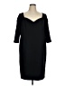 Beyond Solid Black Cocktail Dress Size 16 - photo 1