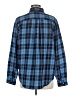 CALVIN KLEIN JEANS Plaid Blue Long Sleeve Blouse Size M - photo 2