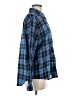 CALVIN KLEIN JEANS Plaid Blue Long Sleeve Blouse Size M - photo 4