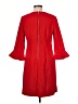 Ann Taylor Solid Red Casual Dress Size 8 - photo 2