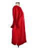 Ann Taylor Solid Red Casual Dress Size 8 - photo 4