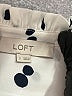 Ann Taylor LOFT 100% Rayon Polka Dots White Sleeveless Button-Down Shirt Size S - photo 7