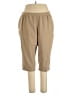 Catherines Solid Tan Casual Pants Size 1X (petite) - photo 1