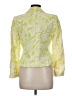 Style&Co 100% Linen Print Yellow Blazer Size 6 (petite) - photo 2