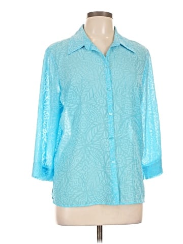 Jh Collectibles 3/4 Sleeve Button-Down Shirt (view 1)