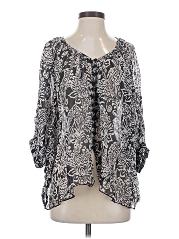 Winter Kate 3/4 Sleeve Silk Top (view 1)