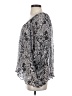 Winter Kate 100% Silk Floral Gray 3/4 Sleeve Silk Top Size S - photo 5