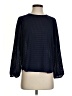 Pleione 100% Polyester Blue Long Sleeve Blouse Size S - photo 1