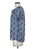 Zac & Rachel 100% Polyester Blue Short Sleeve Blouse Size S - photo 5