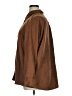Old Navy 100% Polyester Solid Brown Long Sleeve Blouse Size XL - photo 5