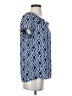 Zac & Rachel 100% Polyester Blue Short Sleeve Blouse Size S - photo 4