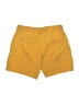 Gap Solid Orange Yellow Khaki Shorts Size 8 - photo 2