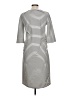Madeleine Stripes Gray Casual Dress Size L - photo 2