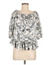 MELLODAY Ivory 3/4 Sleeve Blouse Size M - photo 1