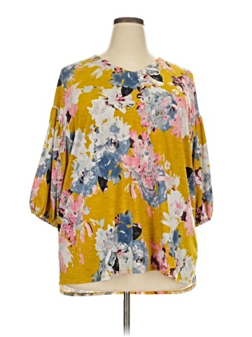 Paisley Grace 3/4 Sleeve Blouse (view 1)