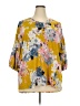 Paisley Grace Yellow 3/4 Sleeve Blouse Size XXL (estimated) - photo 1