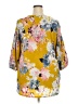 Paisley Grace Yellow 3/4 Sleeve Blouse Size XXL (estimated) - photo 2