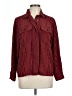 Notations 100% Polyester Stripes Red Long Sleeve Blouse Size 12 (petite) - photo 1