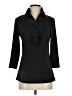 Gretchen Scott Designs Black 3/4 Sleeve Blouse Size XS - photo 1