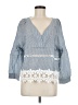 Young Essence Blue 3/4 Sleeve T-Shirt Size M - photo 1