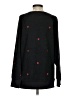 Victoria's Secret Pink Hearts Black Pullover Sweater Size S - photo 2