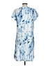 Unbranded Print Blue Casual Dress Size L (estimated) - photo 2