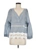 Young Essence Blue 3/4 Sleeve T-Shirt Size M - photo 1