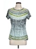 PrAna Chevron-herringbone Blue Active T-Shirt Size L - photo 1