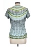 PrAna Chevron-herringbone Blue Active T-Shirt Size L - photo 2