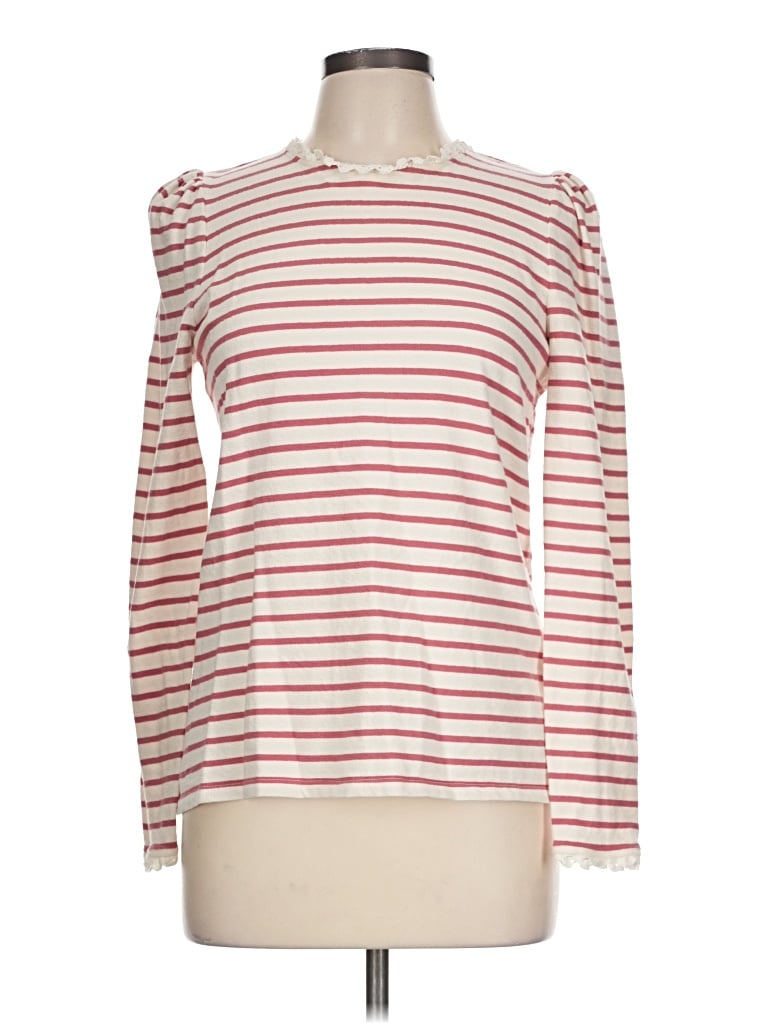 Pre-owned Boden Long Sleeve Top Red Turtleneck Tops